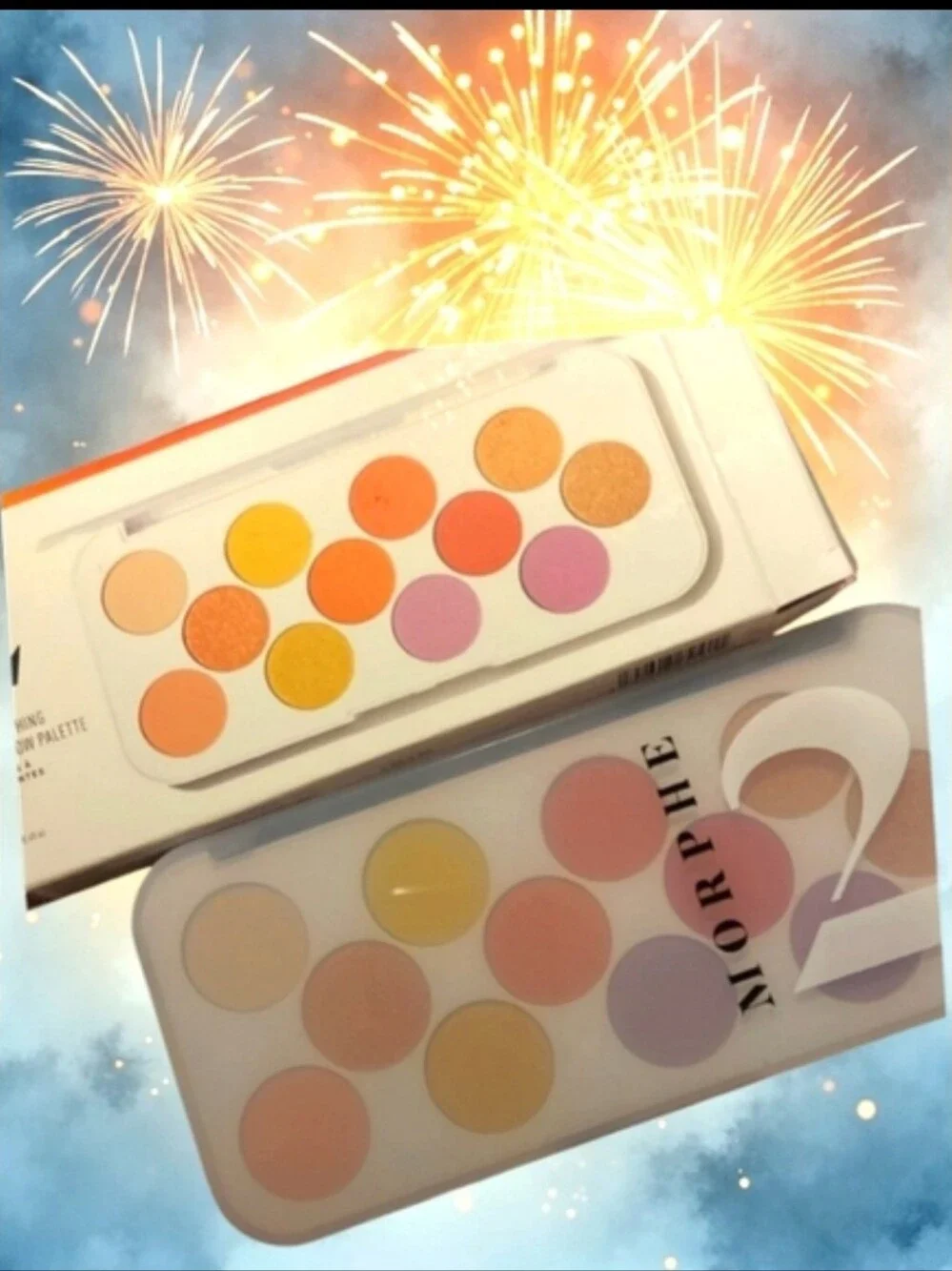 Morphe Bright Warm & Pink 12-Pan Eyeshadow Palette